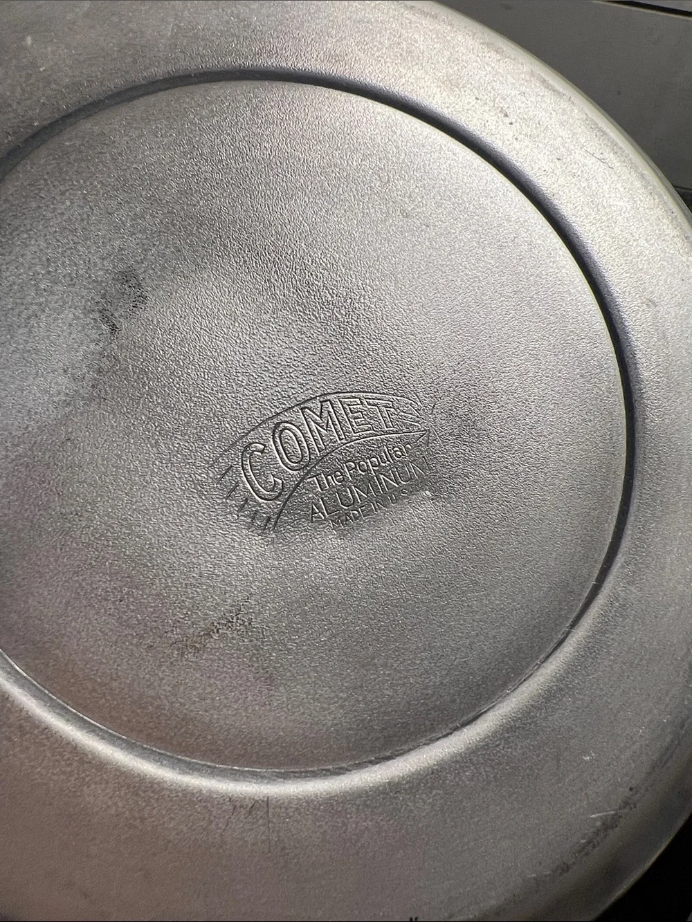 Comet Aluminum Double Boiler Saucepan with Lid - Stovetop Silver. Exc condition